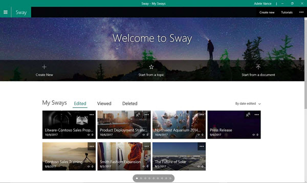 Microsoft Sway